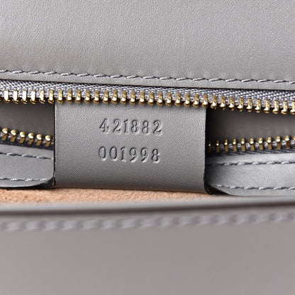 Gucci Calfskin Small Sylvie Shoulder Bag Deep Grey 6 of 10