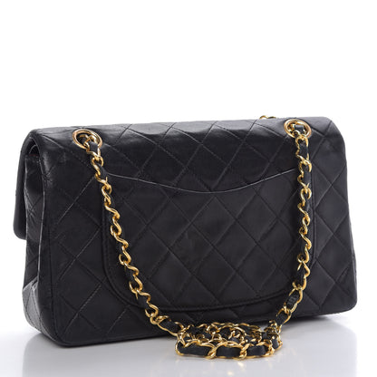Chanel Lambskin Quilted Small Double Flap Black 3 of 9