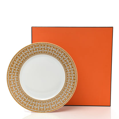 Hermes Porcelain Mosaique Au 24 Dinner Plate 7 of 7