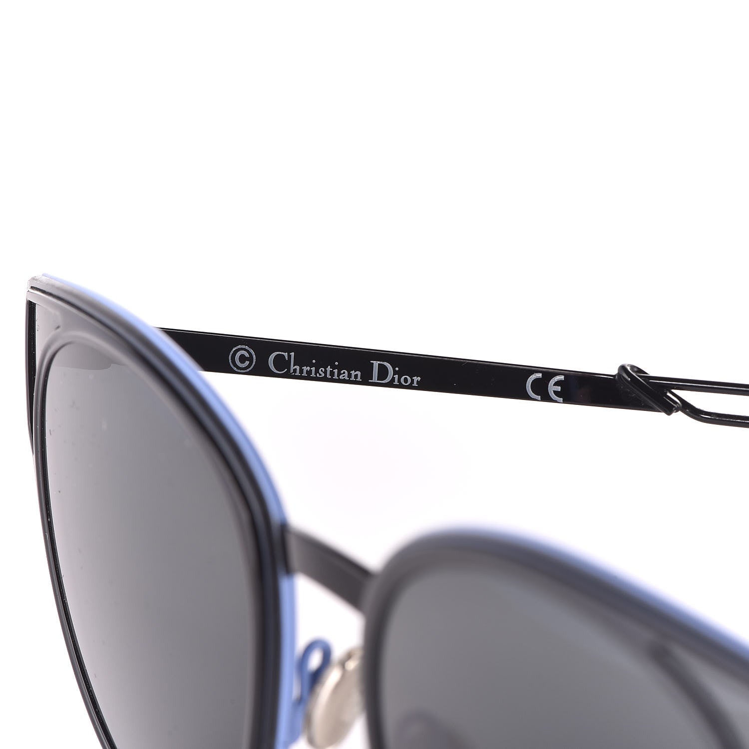 Christian Dior Sculpt Cat Eye Sunglasses Black 5 of 9