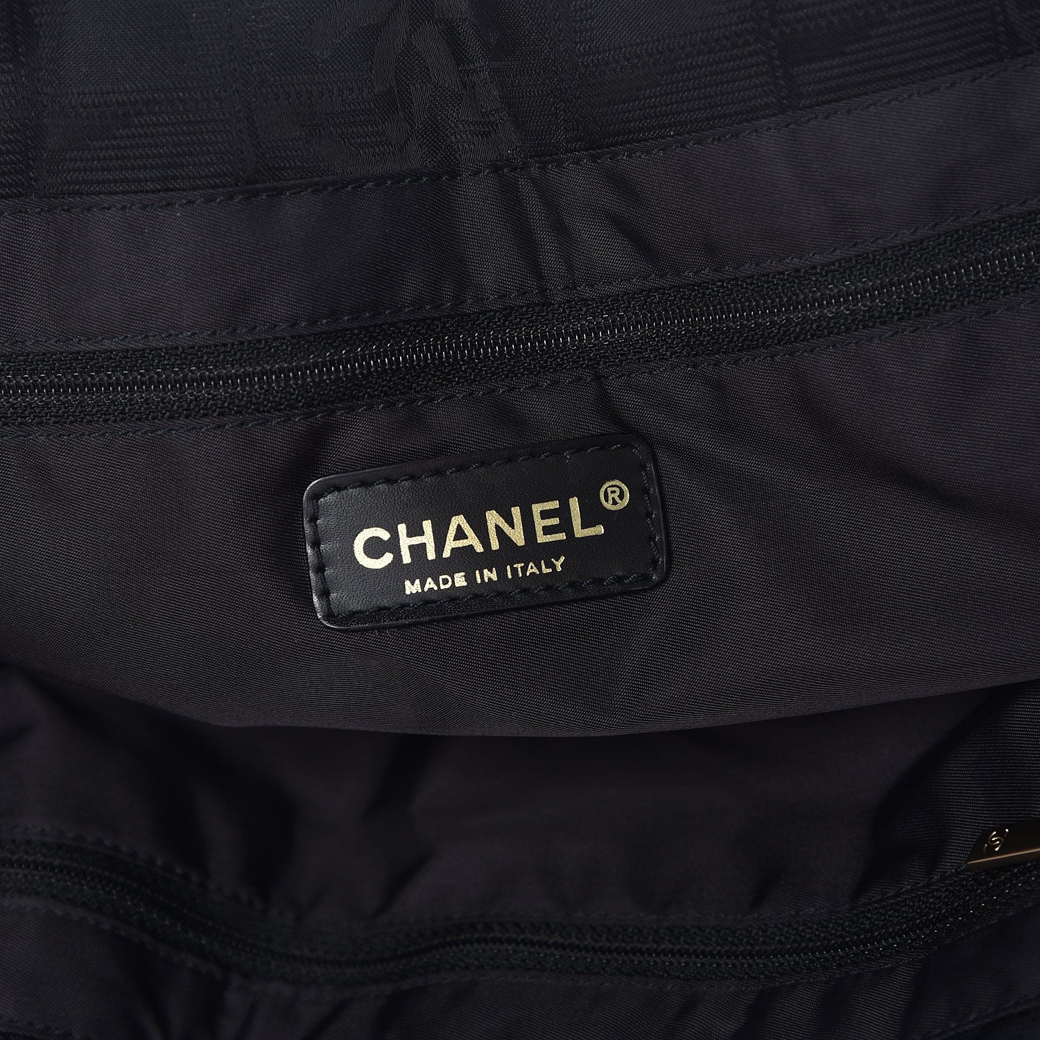 Chanel Nylon Large Travel Tote Black 9 of 10