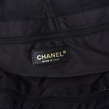 Chanel Nylon Large Travel Tote Black 9 of 10