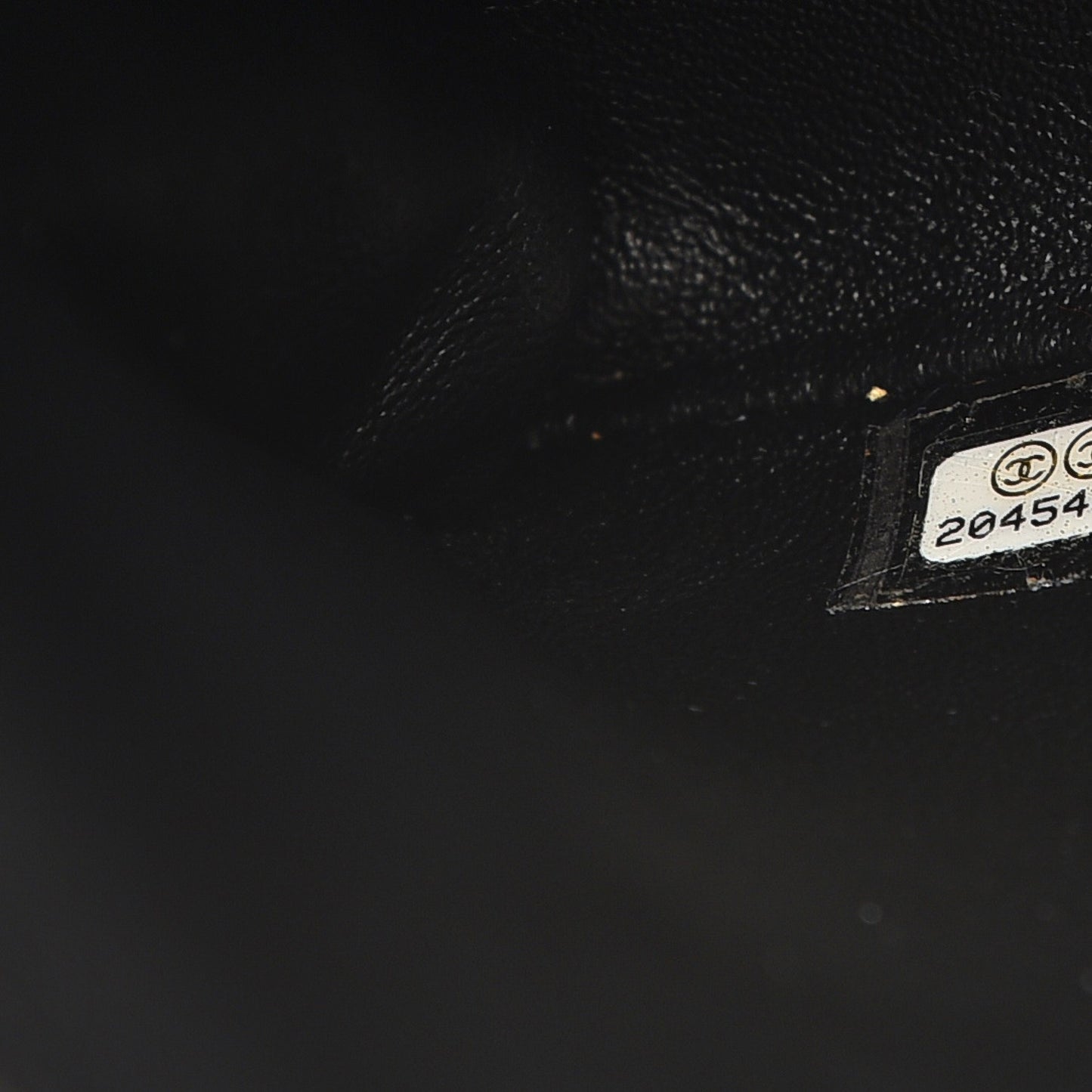 Caviar Quilted Clutch With Chain Flap Black