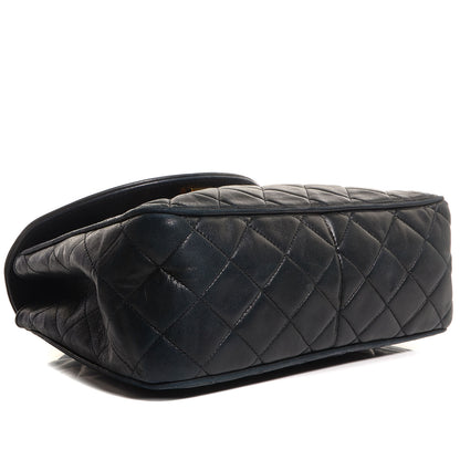 Chanel Lambskin Flap Bag Navy 4 of 9