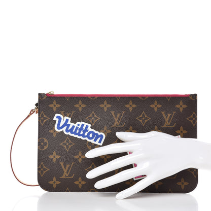 Louis Vuitton Monogram World Tour Neverfull MM GM Pochette 2 of 7