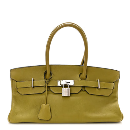 Hermes Taurillon Clemence JPG Birkin 42 Chartreuse 1 of 13