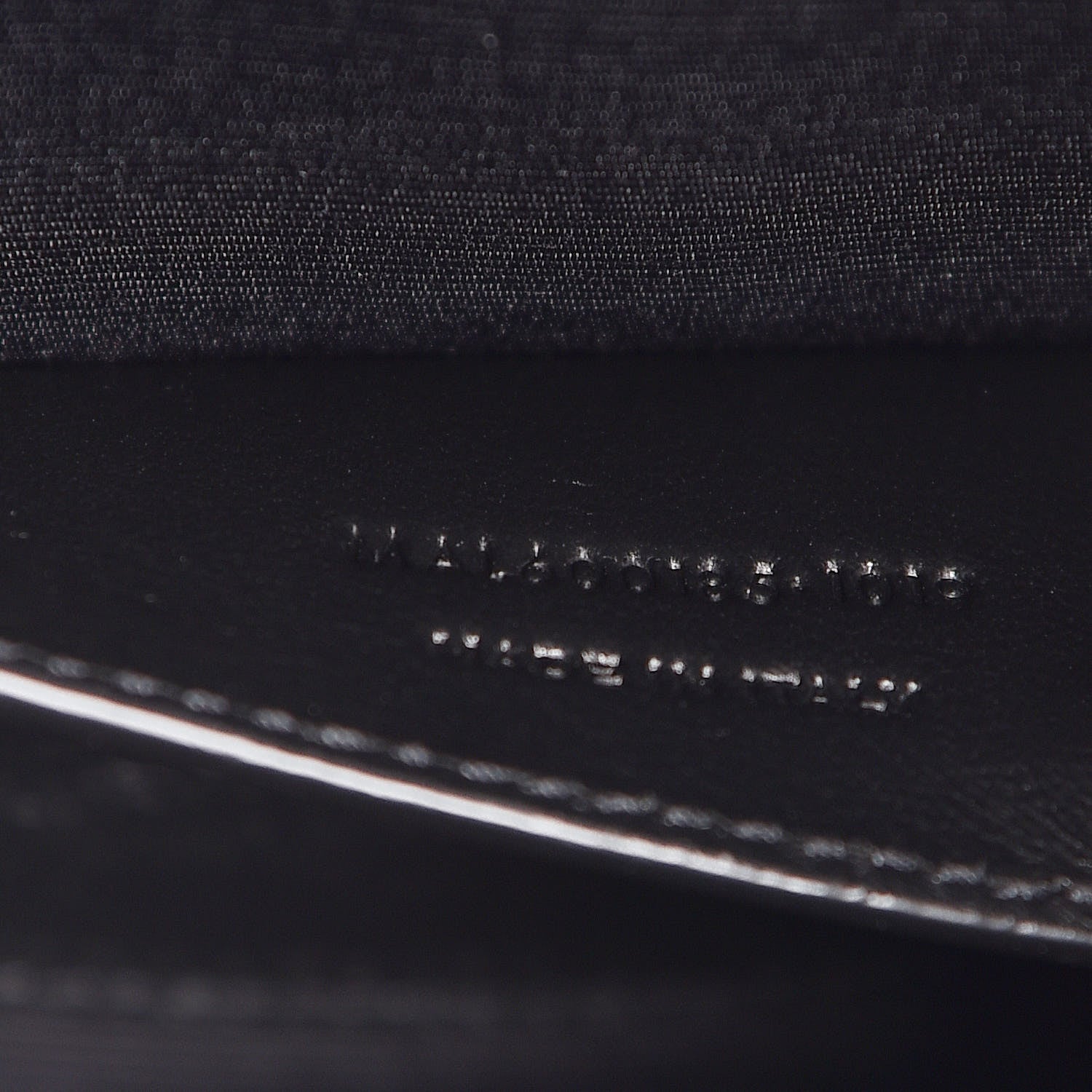 Saint Laurent Grain De Poudre Textured Mixed Matelasse Triquilt Medium Monogram Satchel Black 8 of 11