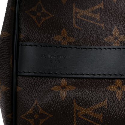 Louis Vuitton Monogram Macassar Keepall Bandouliere 45 6 of 9