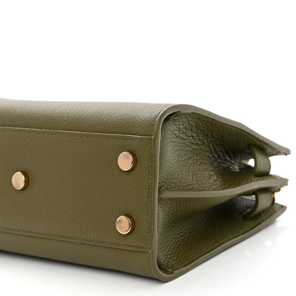 Saint Laurent Grained Calfskin Nano Supple Sac De Jour Green 10 of 10