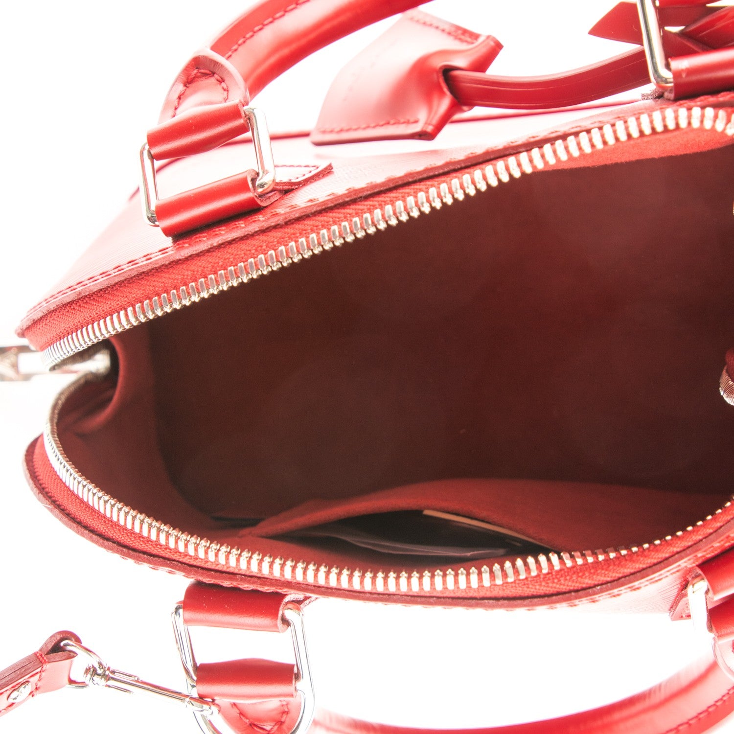 Louis Vuitton Epi Alma BB Carmine 5 of 7