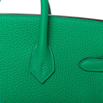 Hermes Togo Verso Birkin 25 Menthe Vert Bosphore 8 of 35