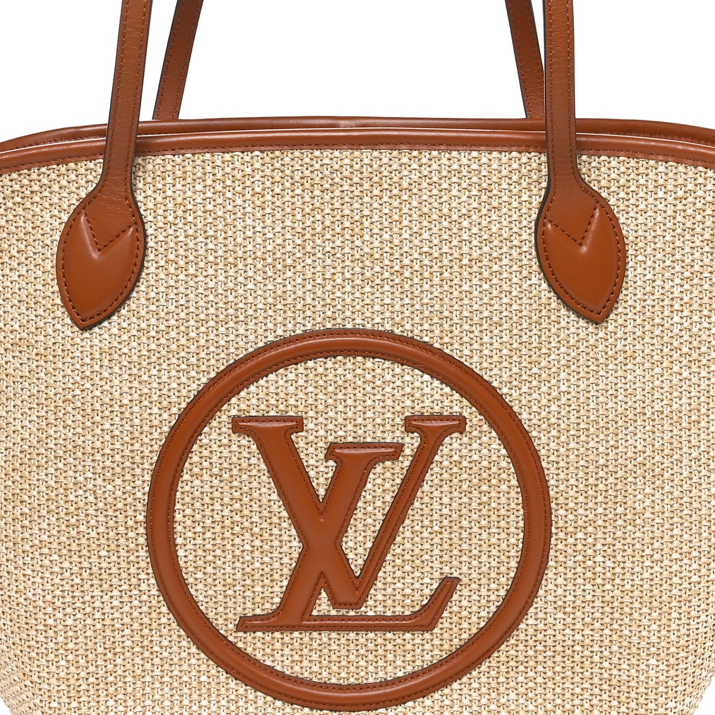 Raffia Saint Jacques Tote Caramel
