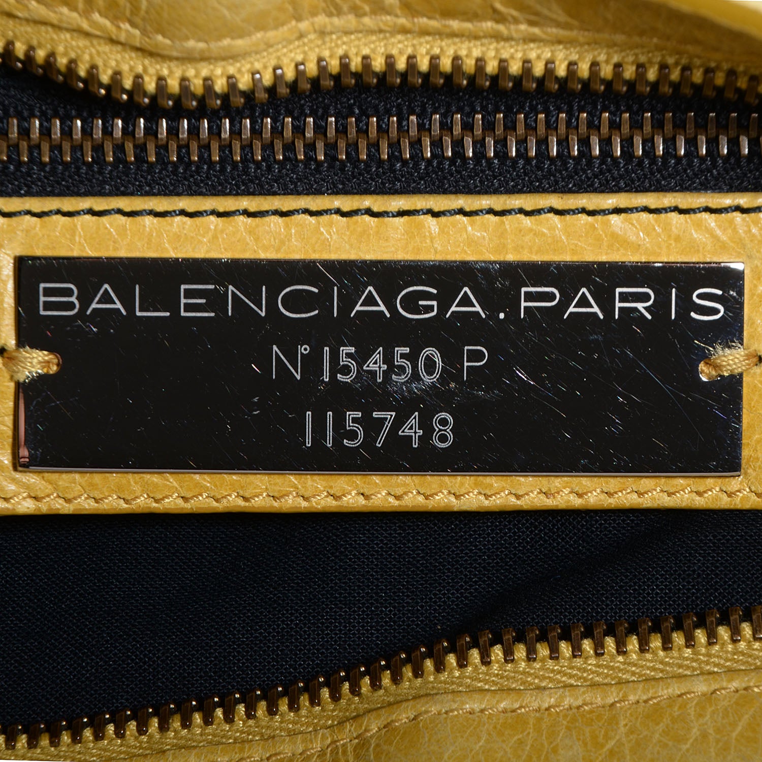 Balenciaga Agneau Classic Hardware City Moutarde 7 of 12