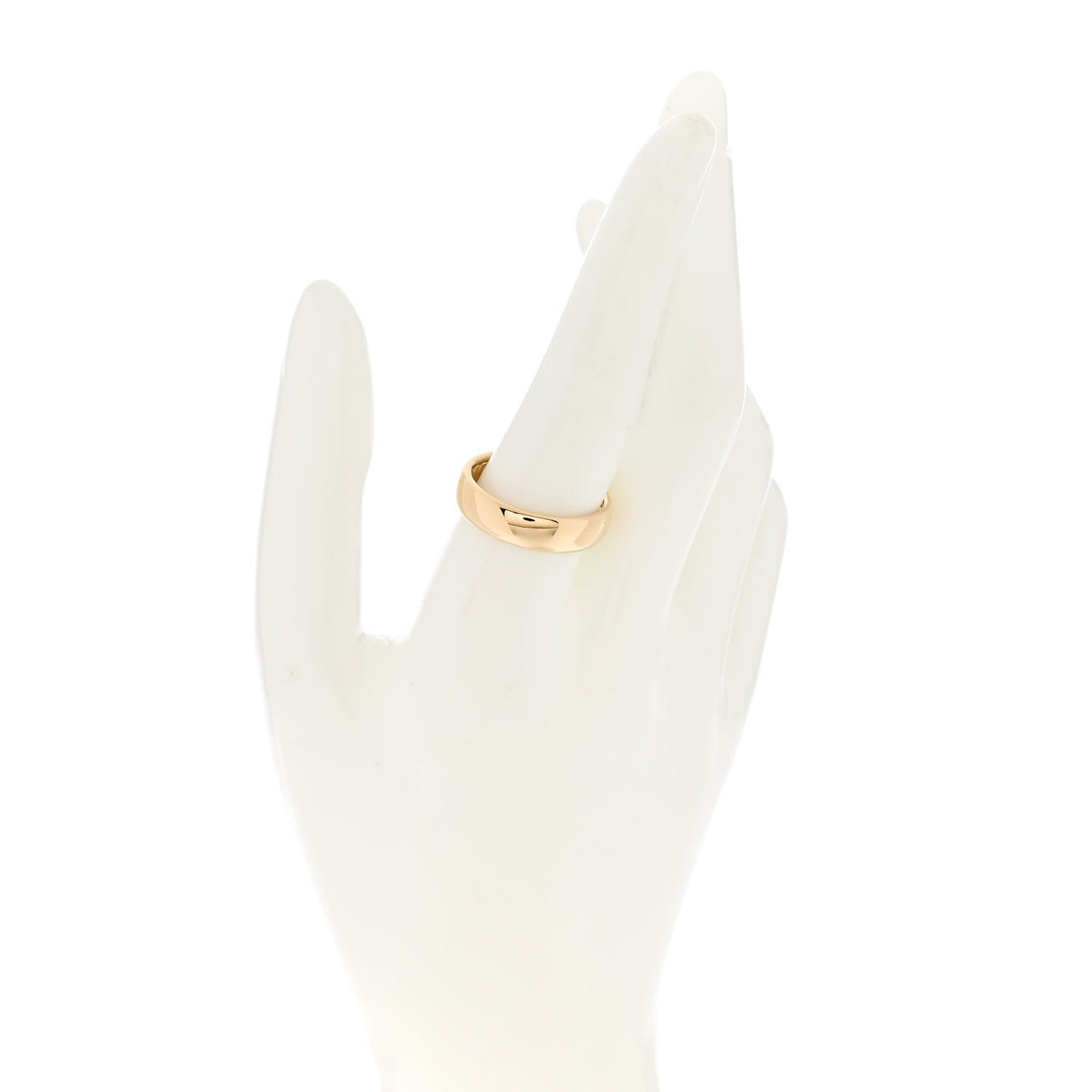 18K Yellow Gold 6mm Classic Band Ring 62 10