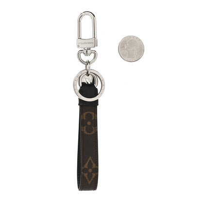 Louis Vuitton Monogram Slim Dragonne Bag Charm Key Holder 2 of 4