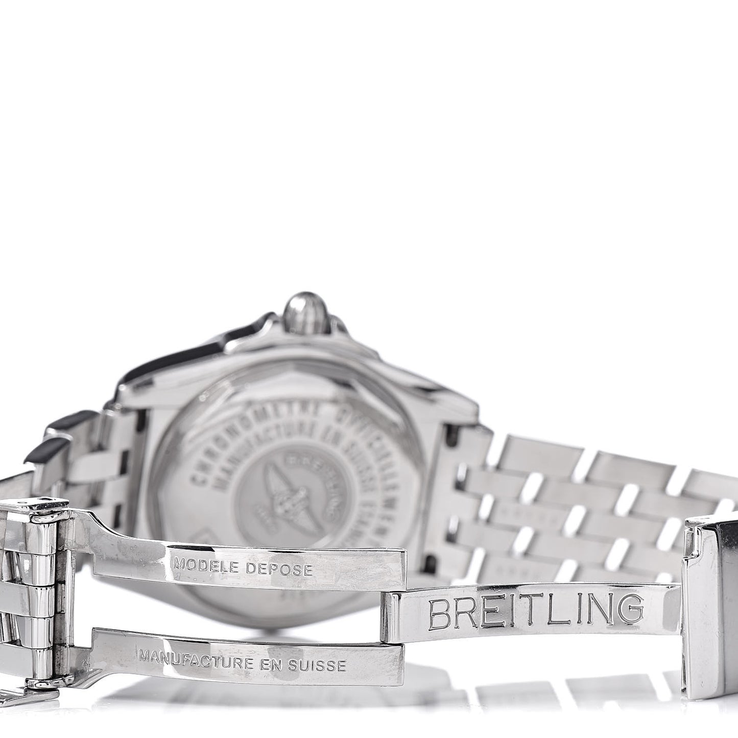 Stainless Steel Diamond Mother of Pearl 32mm Lady Cockpit Quartz Watch A71356