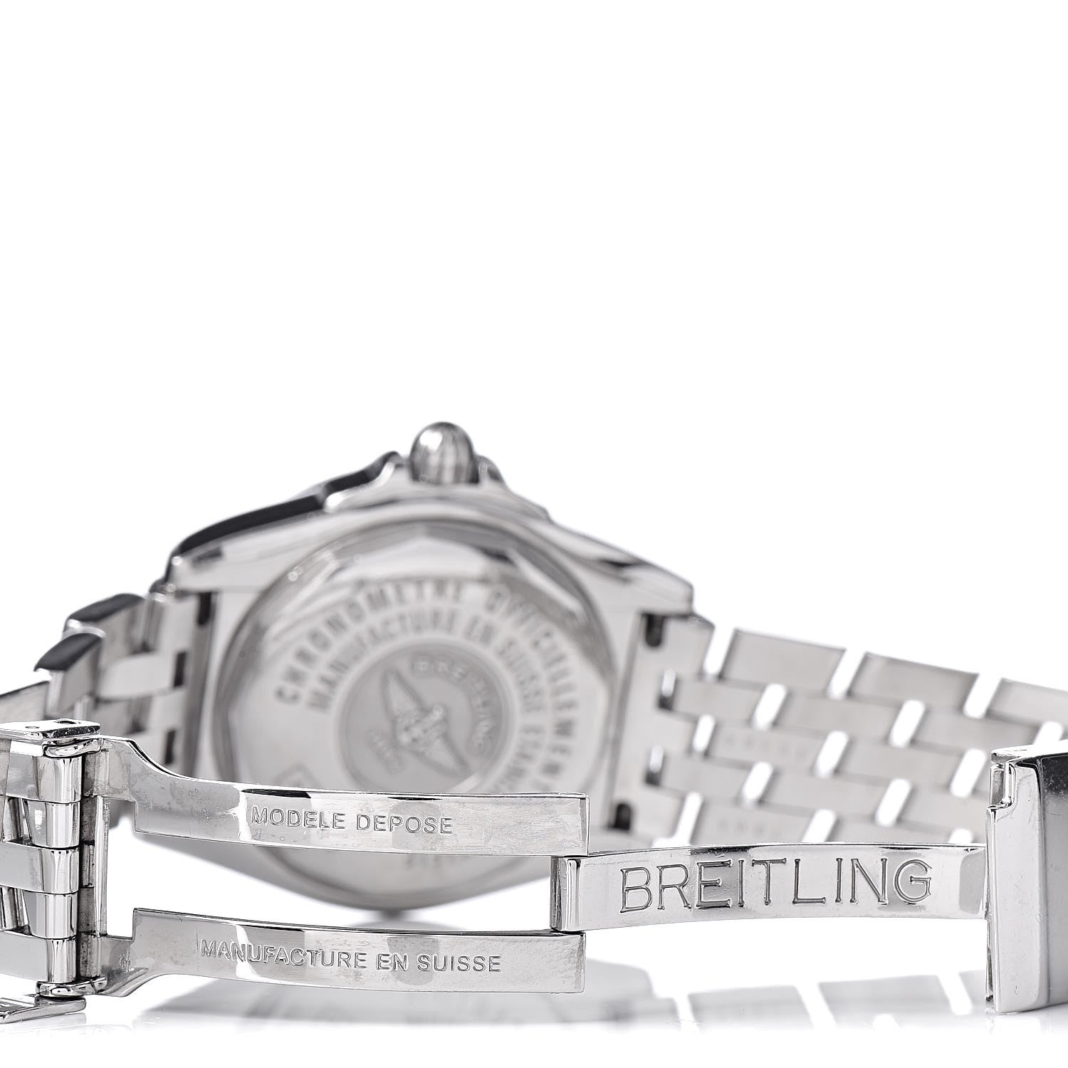 Breitling Stainless Steel Diamond Mother of Pearl 32mm Lady Cockpit Quartz Watch A71356 5 of 8