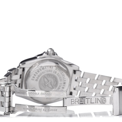 Breitling Stainless Steel Diamond Mother of Pearl 32mm Lady Cockpit Quartz Watch A71356 5 of 8