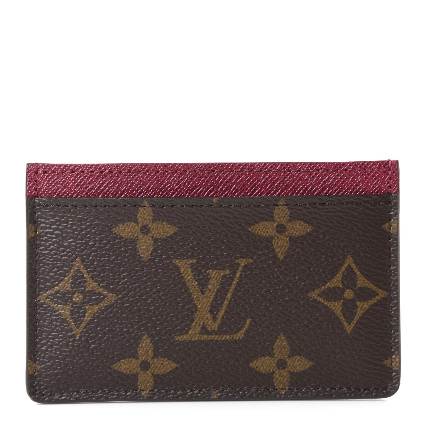 Monogram Card Holder Fuchsia