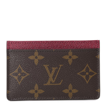 Louis Vuitton Monogram Card Holder Fuchsia 1 of 7