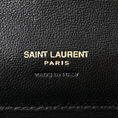 Saint Laurent Nappa Monogram Cassandre Flap Pouch Black 6 of 9