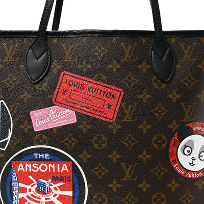 Louis Vuitton Monogram My LV World Tour Neverfull MM 9 of 11