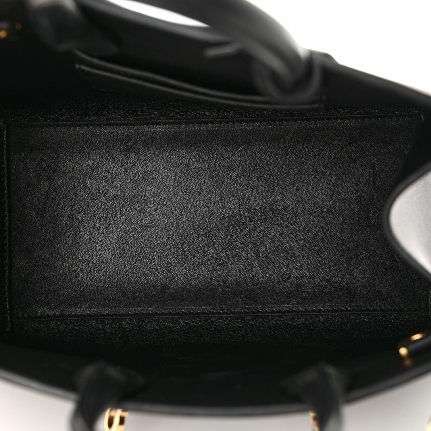 Salvatore Ferragamo Calfskin Mini Hug Bag Black 5 of 13