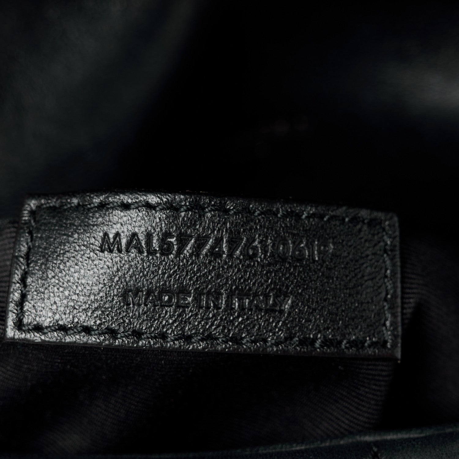 Saint Laurent Lambskin Quilted Monogram Monochrome Small Loulou Puffer Chain Satchel Black 8 of 11