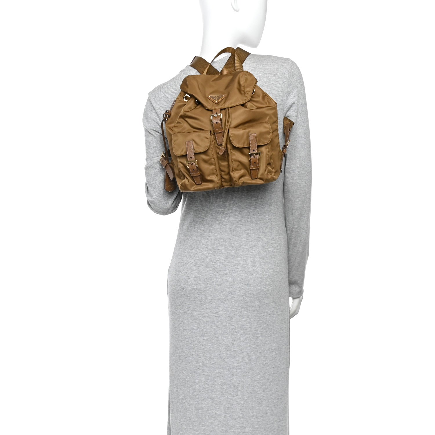 Prada Re-edition 1978 Small Re-nylon Backpack, Woman, Brandy