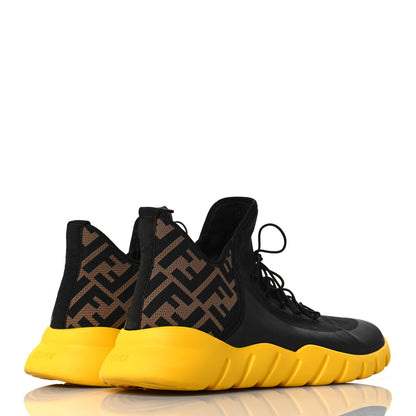 Fendi Mesh FF Mens High Top Sneakers 9 Black 4 of 9