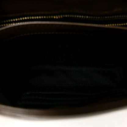 Saint Laurent Calfskin Y Quilted Monogram Toy Loulou Crossbody Bag Soil Brown 5 of 12