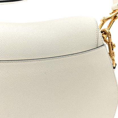 Christian Dior Grained Calfskin Saddle Bag With Strap Latte 12 of 13