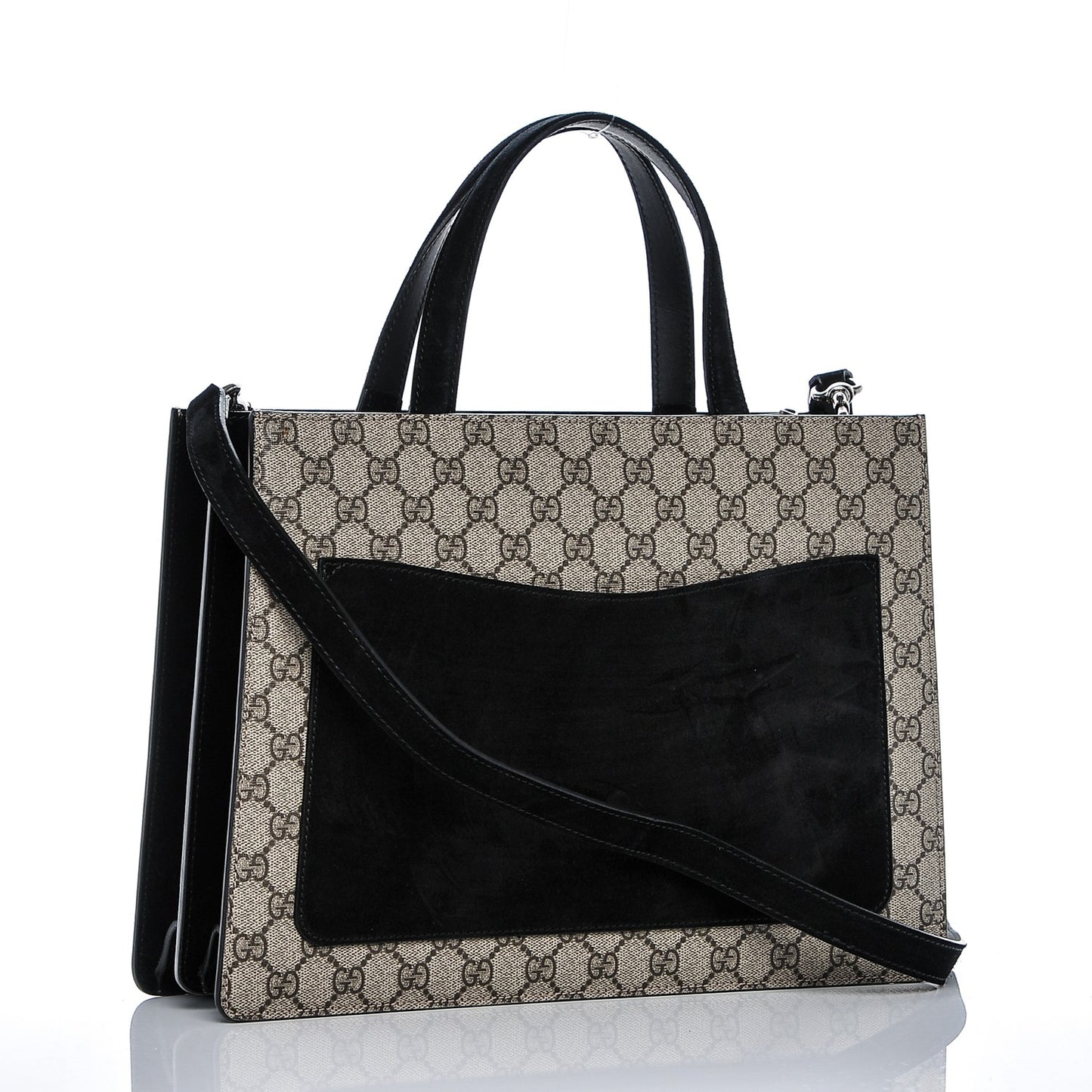 GG Supreme Monogram Dionysus Tote Beige Black