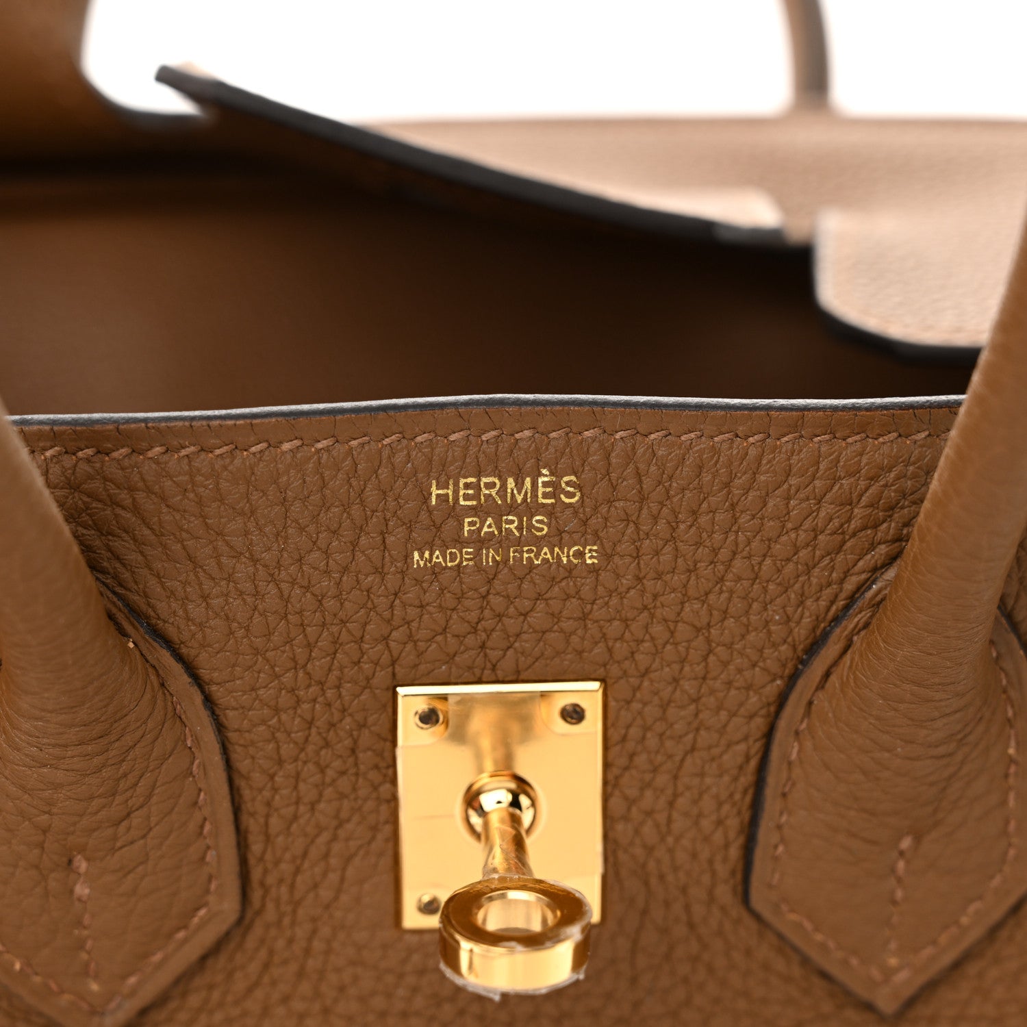 Hermes Togo Birkin 25 Alezan 6 of 11