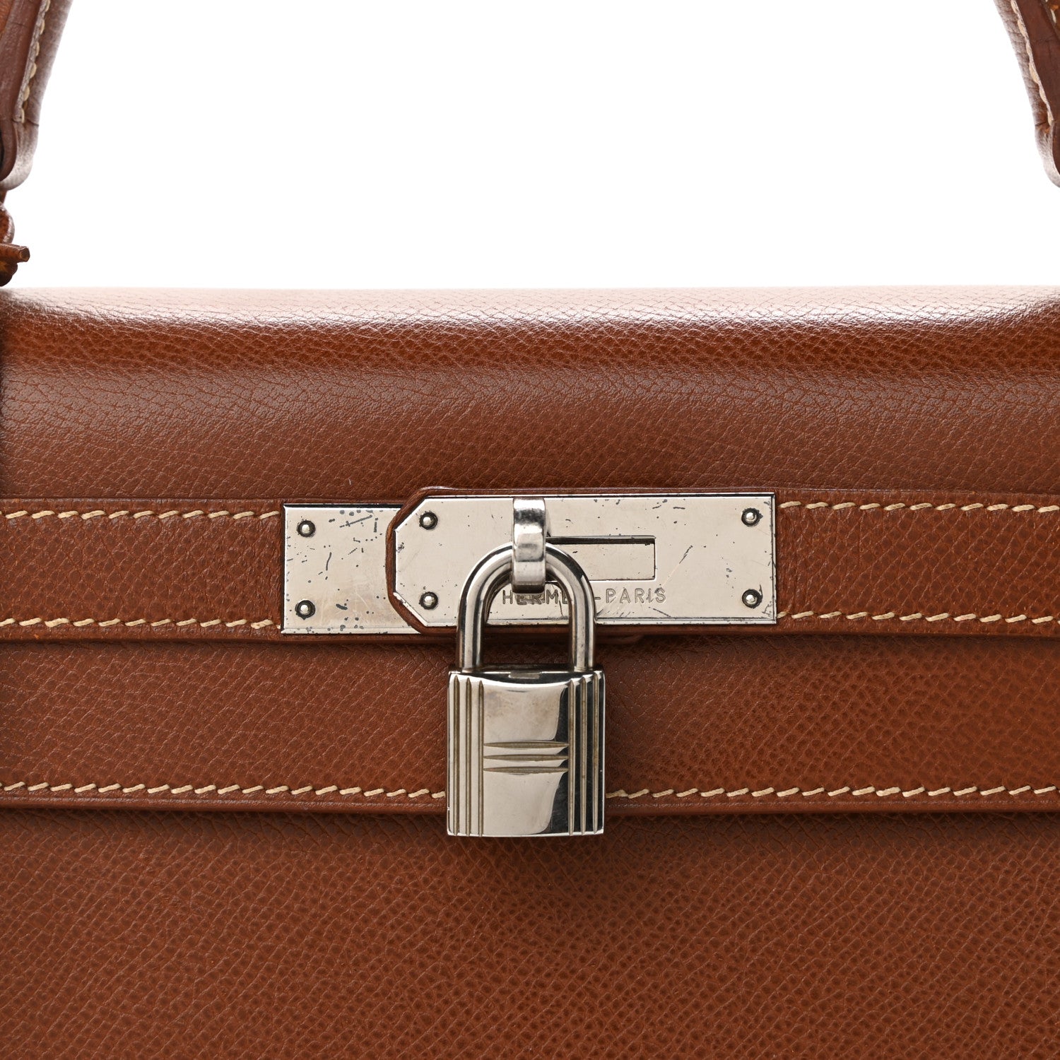 Hermes Courchevel Kelly Sellier 28 Gold 8 of 14