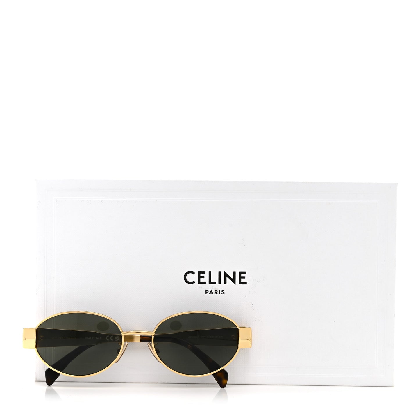 Metal Triomphe 01 Sunglasses CL40235U Gold Green