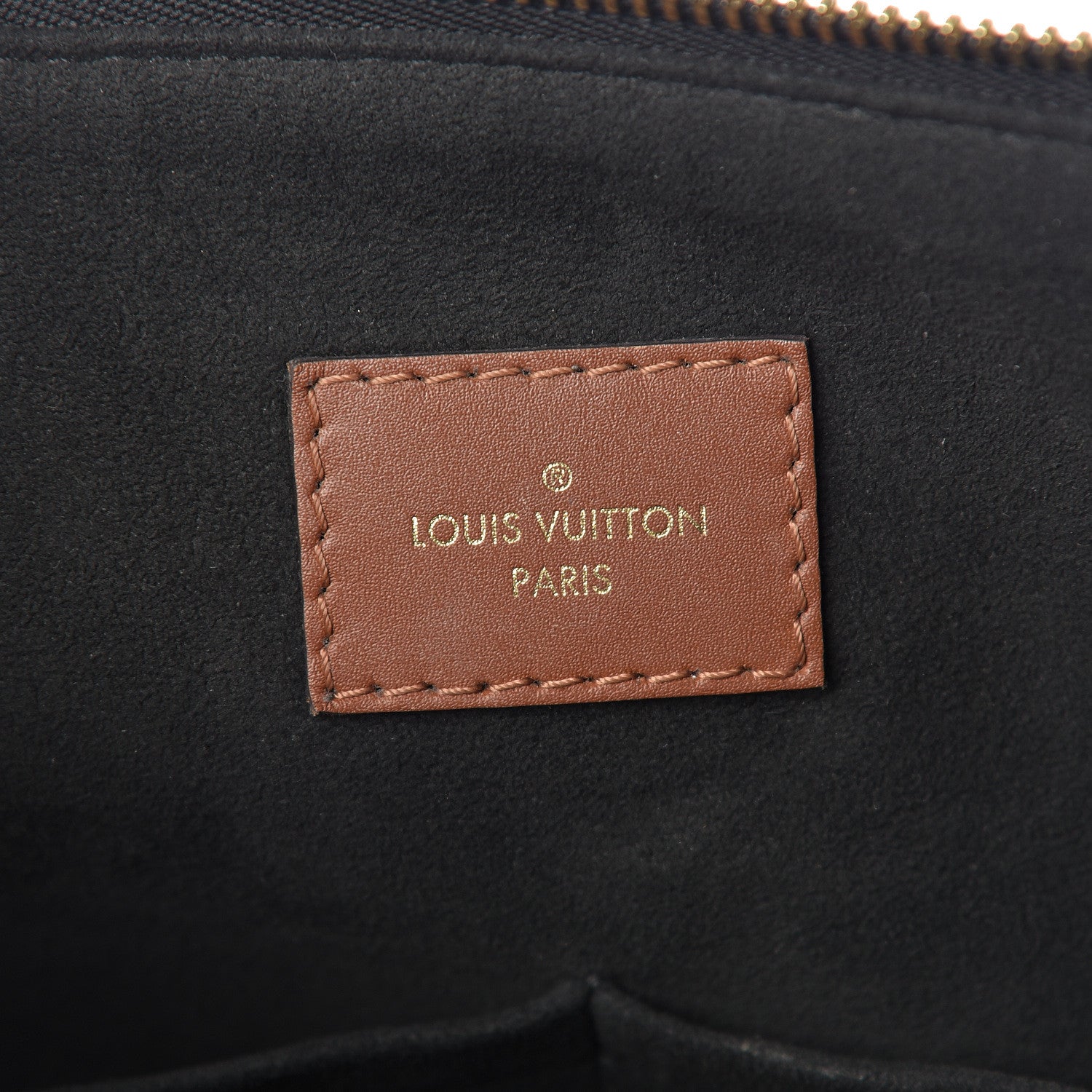 Louis Vuitton Monogram V Tote MM Black 6 of 13