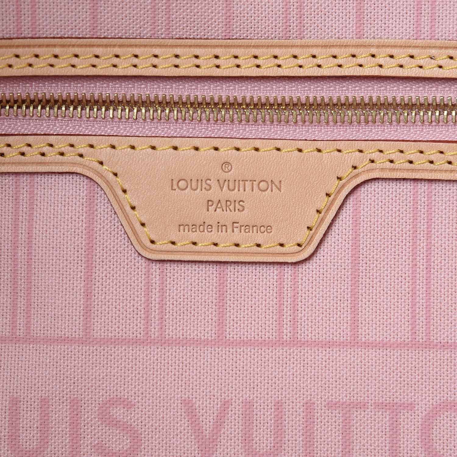 Louis Vuitton Damier Azur Neo Neverfull MM Rose Ballerine 7 of 9