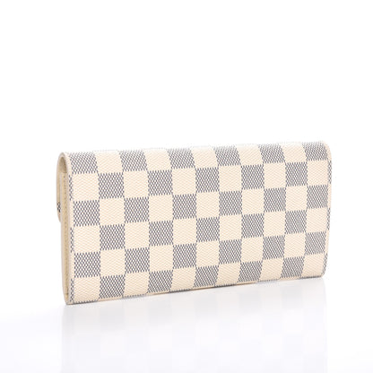 Louis Vuitton Damier Azur Emilie Wallet 3 of 7