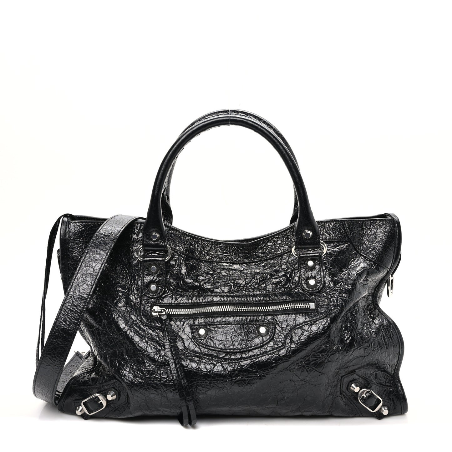 Agneau Arena Silver Hardware Medium Le City Black