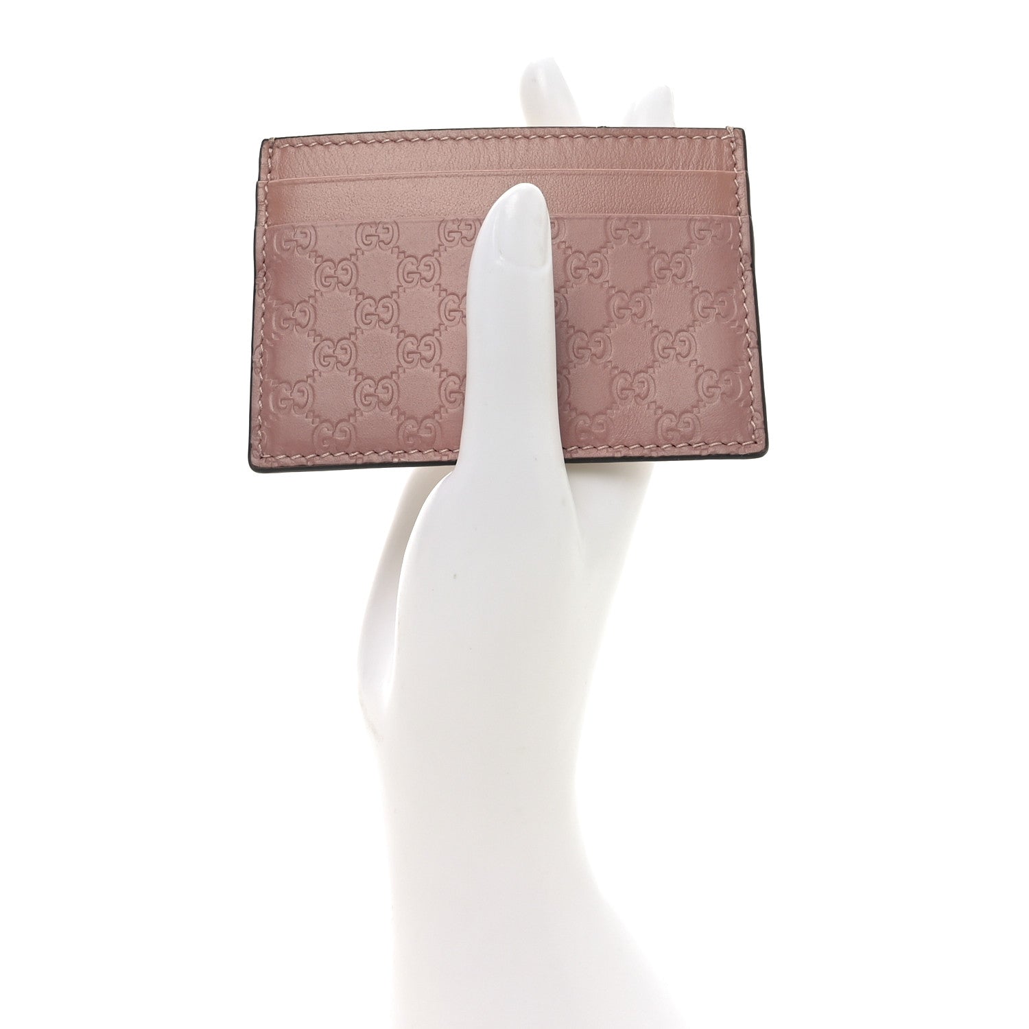 Gucci Microguccissima Card Holder Soft Pink 2 of 6