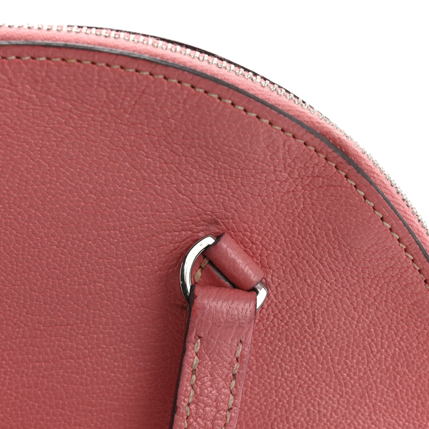 Hermes Chevre Mysore In-The-Loop-To-Go Pochette Rose Lipstick 12 of 12