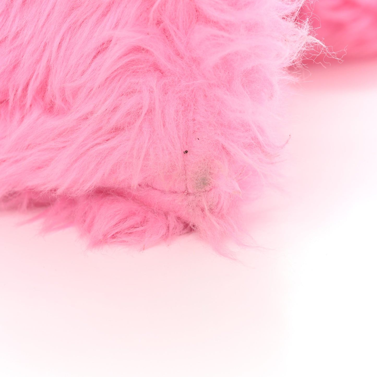 Faux Fur Medium Fluffy Hourglass Top Handle Bag Pink