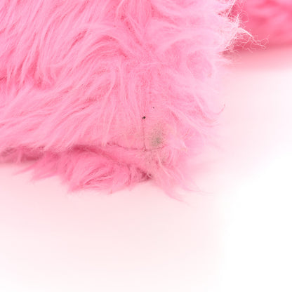 Balenciaga Faux Fur Medium Fluffy Hourglass Top Handle Bag Pink 13 of 13