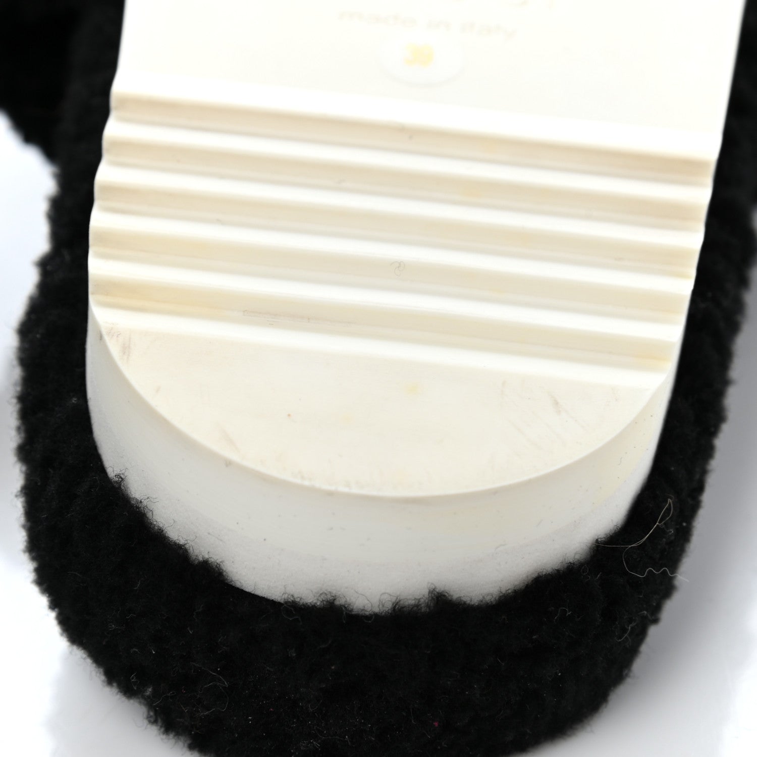 Gucci Merino Interlocking G Slide Sandals 39 Butterscotch Black 10 of 12