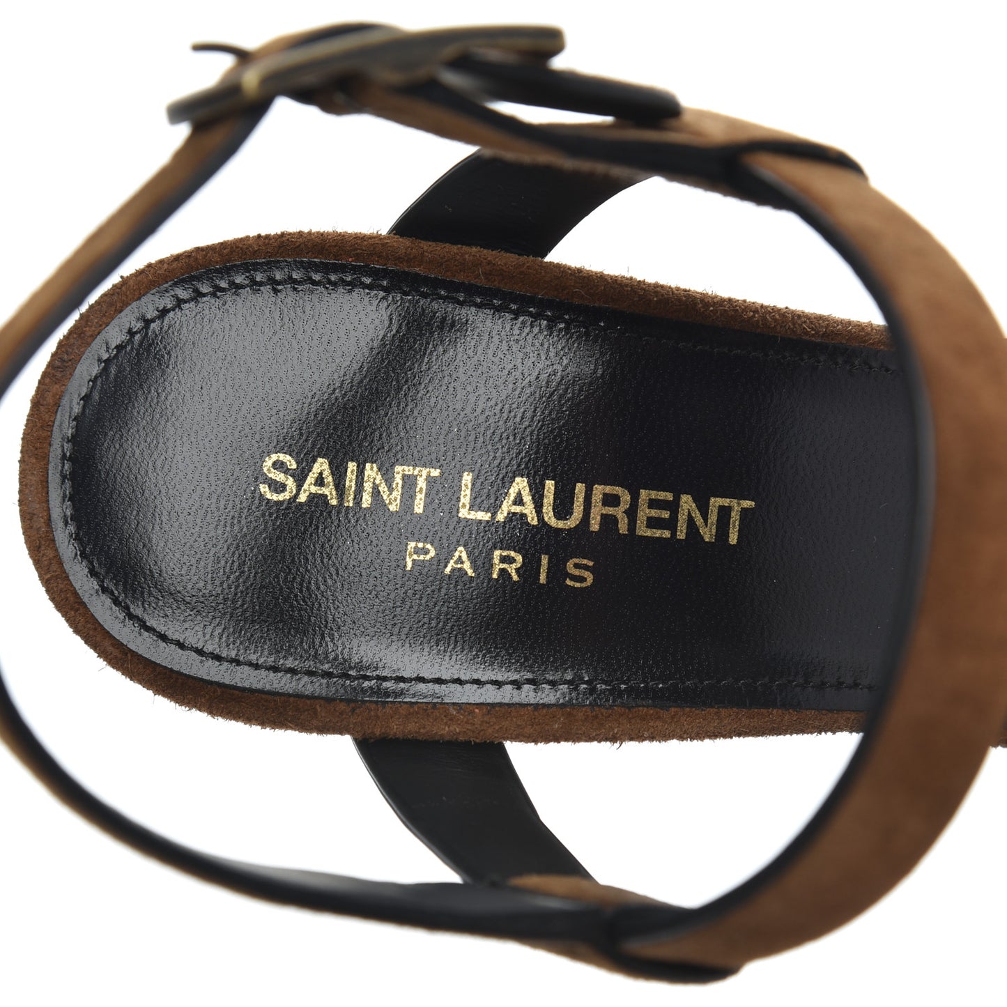 Suede Oak 100 Ankle Strap Sandals 39 Land