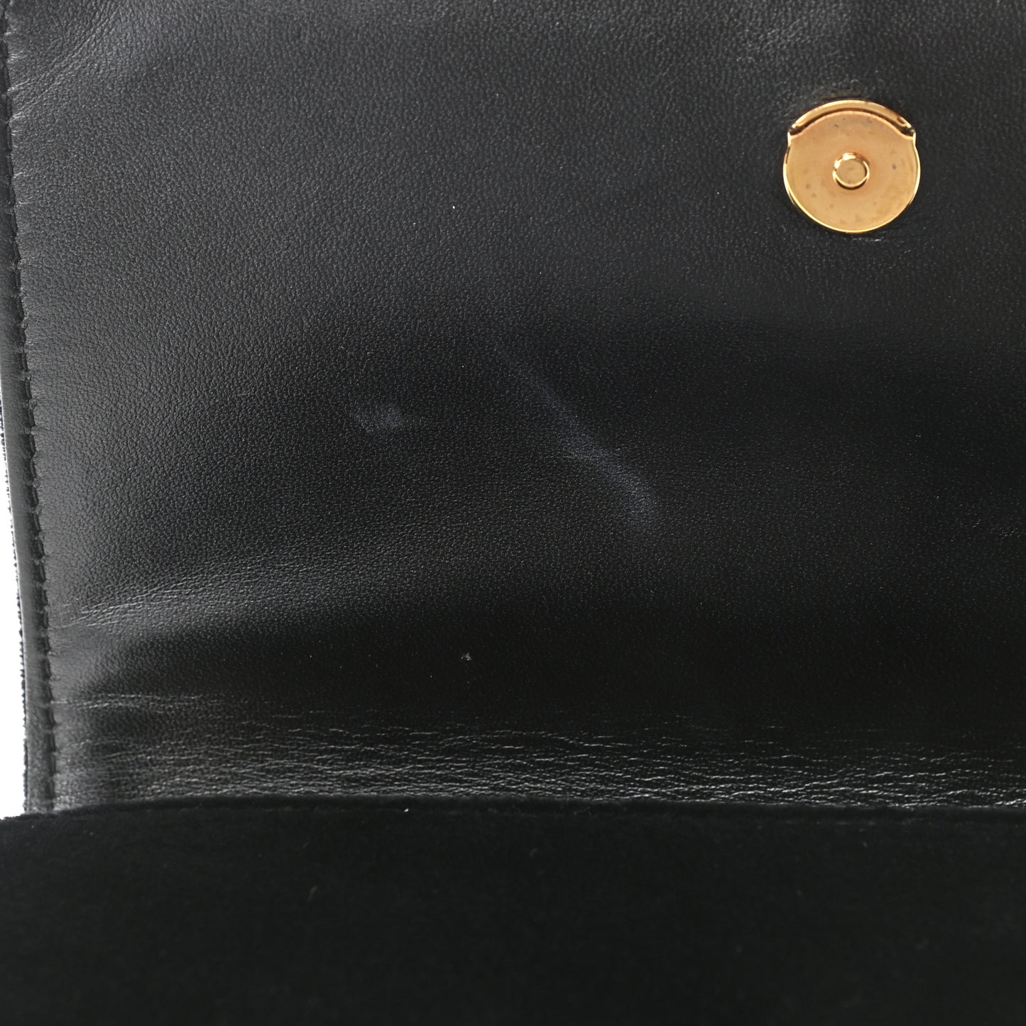 Velvet Small Monogram Kate Tassel Shoulder Bag Black
