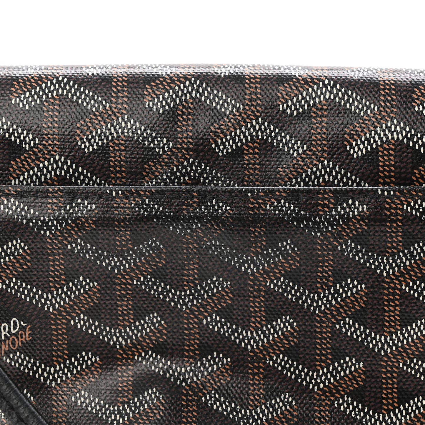 Goyardine Plumet Wallet Clutch Black