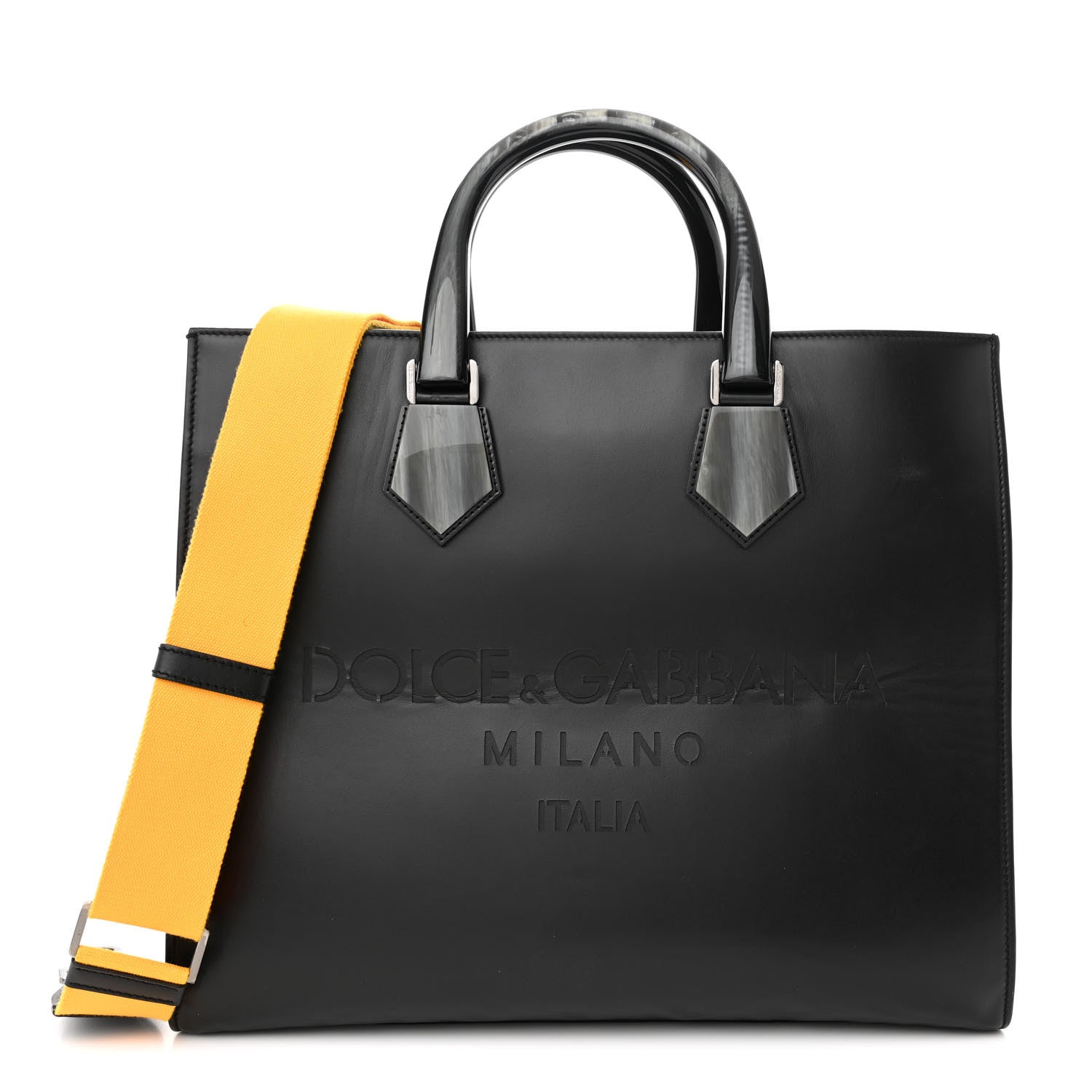 Dolce & Gabbana Calfskin Logo Tote Black 1 of 15