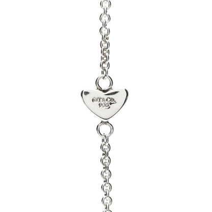 Tiffany Sterling Silver Heart Lariat Necklace 4 of 6